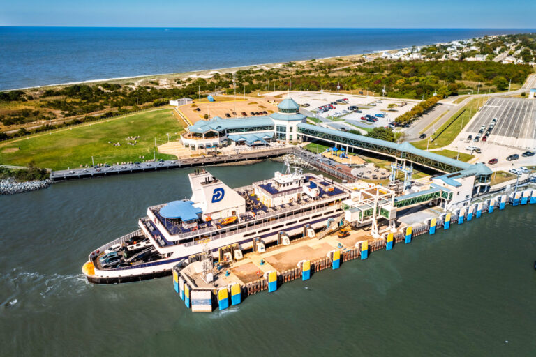 The Cape May - Lewes Ferry Sails with Tractor Trailers, Motorhomes, RVs, Commercial Touring Buses, and even the Weinermobile has taken the Ferry. It's easy to bring your vehicle on the Ferry