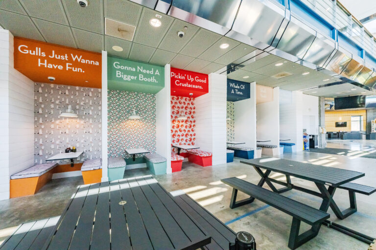 The Cape May Terminal dining space just outside of Stowaway's Restaurant