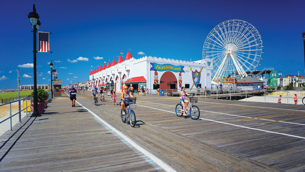 Wonderland and Ferris Wheel on the boardwalk