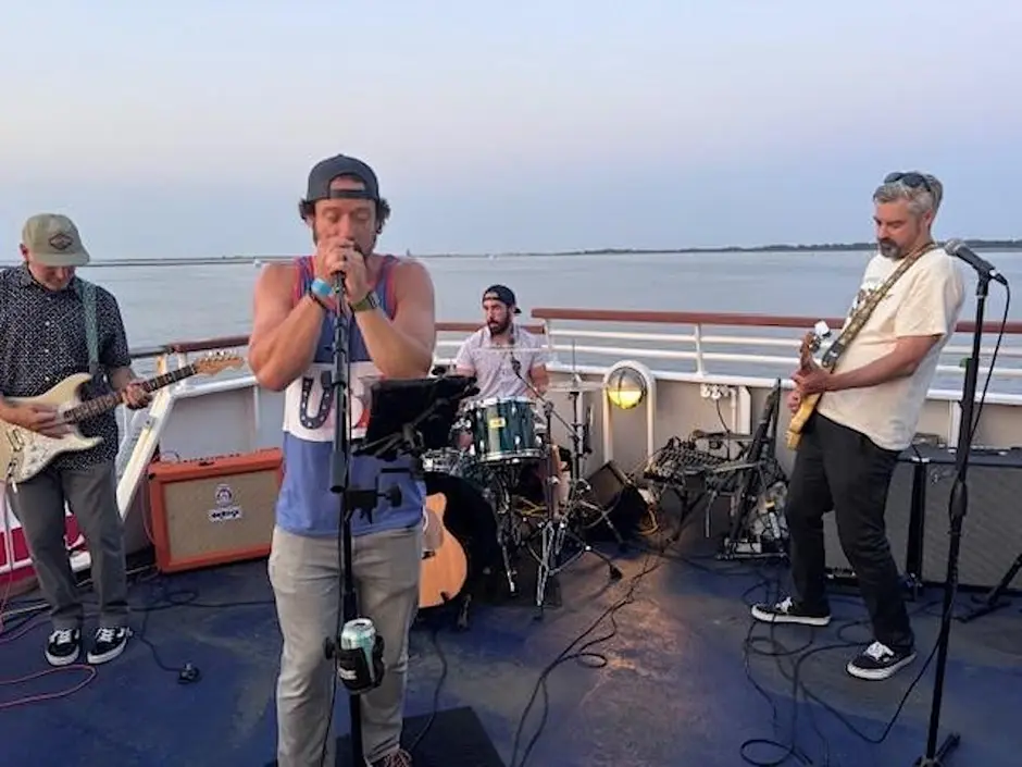 Going Rogue playing live on the Cape May Lewes Ferry