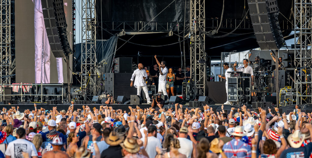 The music does not stop at the Barefoot Country Music Festival with live acts on the stage all day and into the night